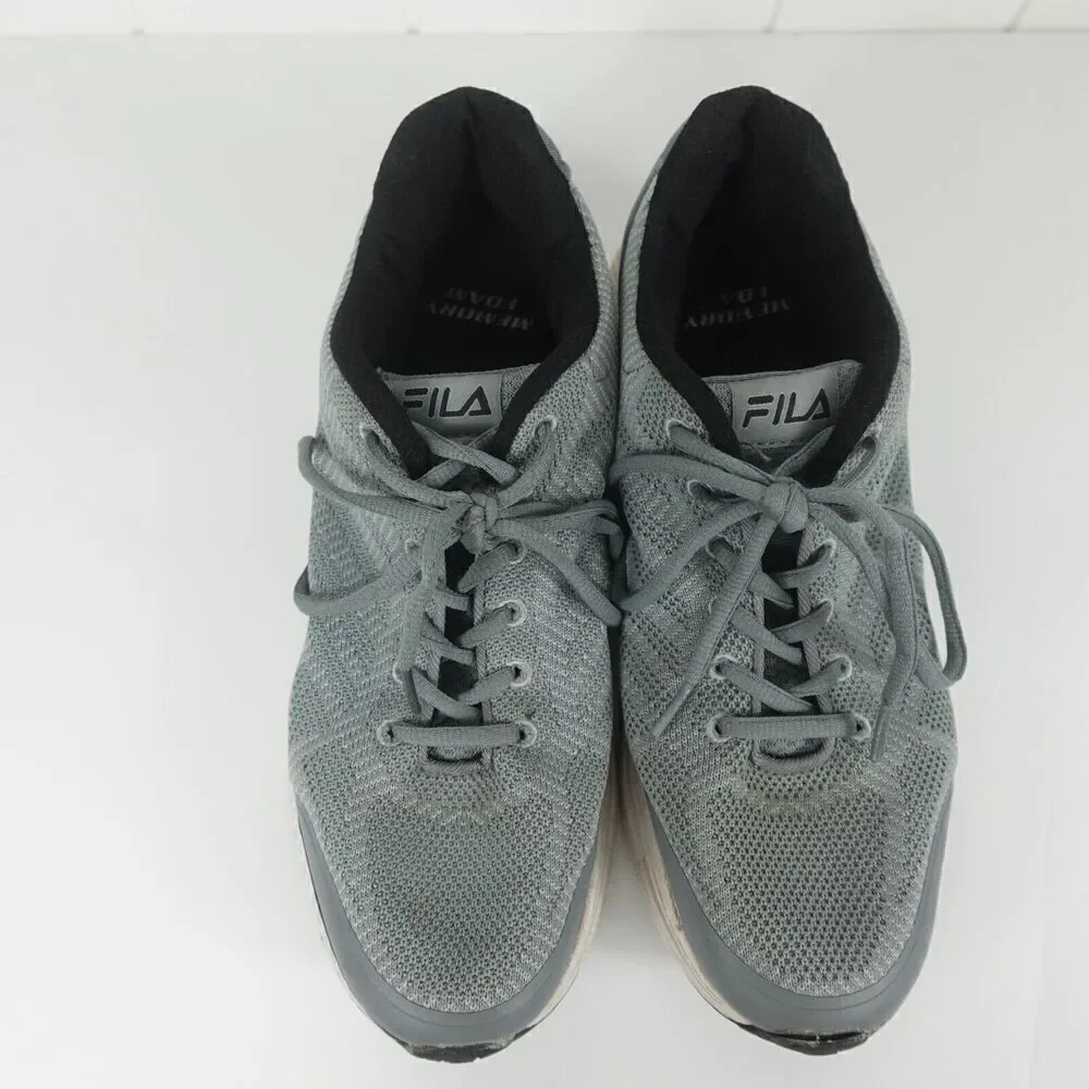 Fila Mens Memory Startup Running Shoes Grey Size 10
